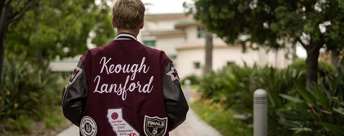 Embroidered Letterman Jacket