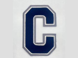 C school letter patch