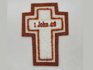 Patch - chenille cross